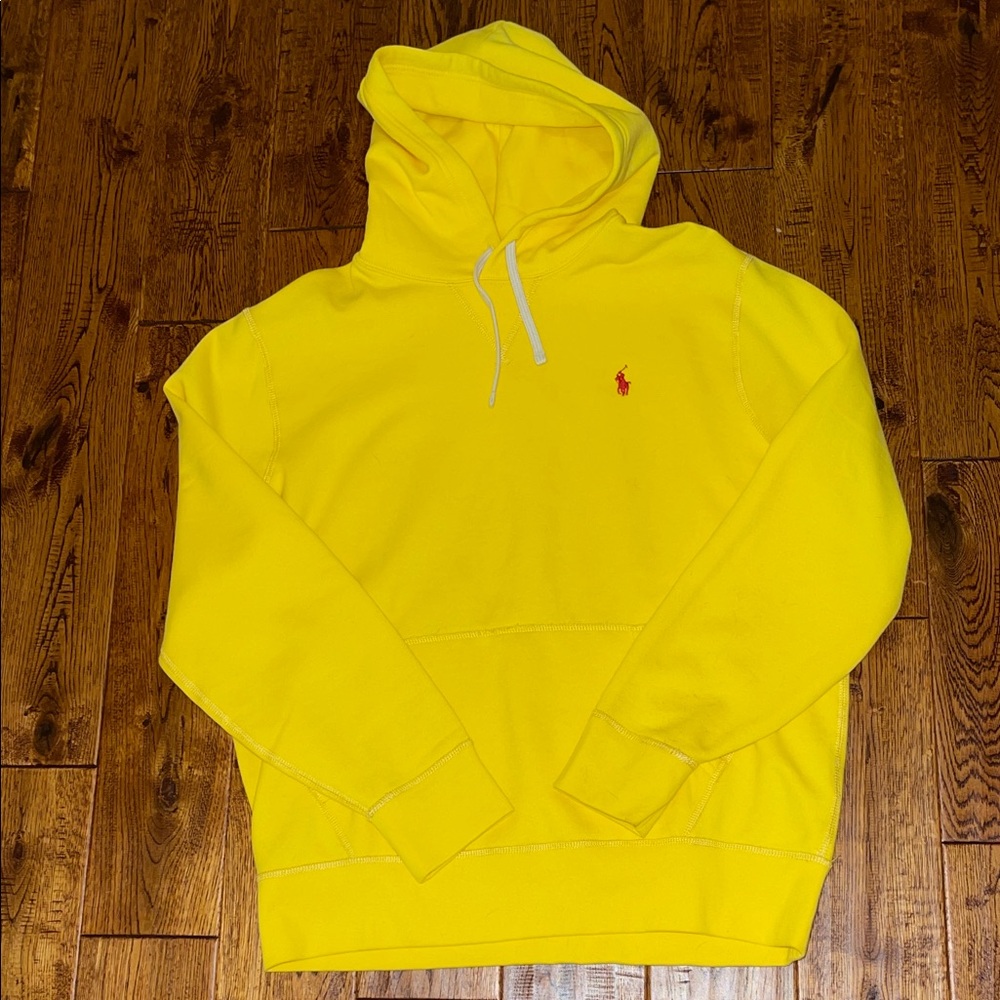 Polo by Ralph Lauren Bright Yellow Hoodie Sz L